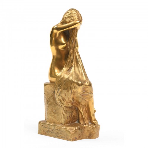 Paul-Albert Bartholomé (1848-1928) - Le Chagrin - Sculpture Style 