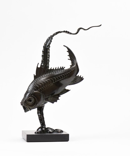 Vincent BECQUEREL (1893-1981) - Carpe - Sculpture Style 