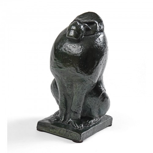 Charles DELHOMMEAU (1883-1970) - Mandrill - Sculpture Style 