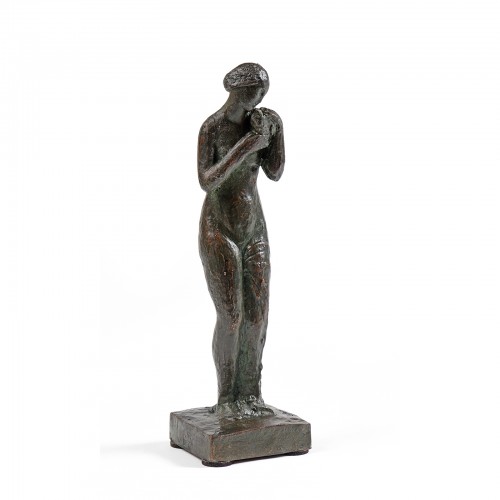 Gilbert PRIVAT (1892-1969) - Jeune fille à la colombe
