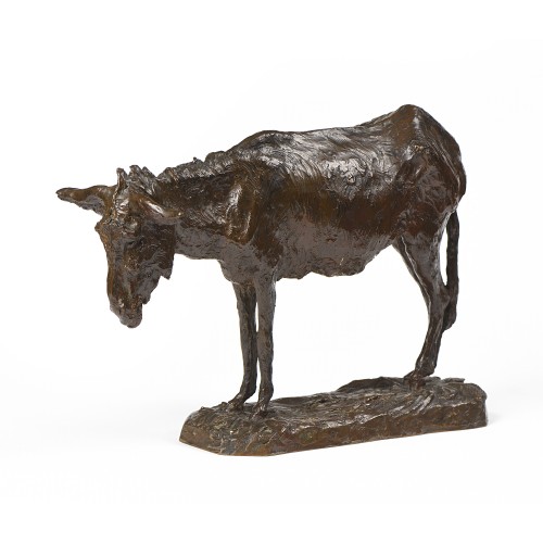 Sculpture Sculpture en Bronze - Georges LHOSTE (1860-1914) - Âne