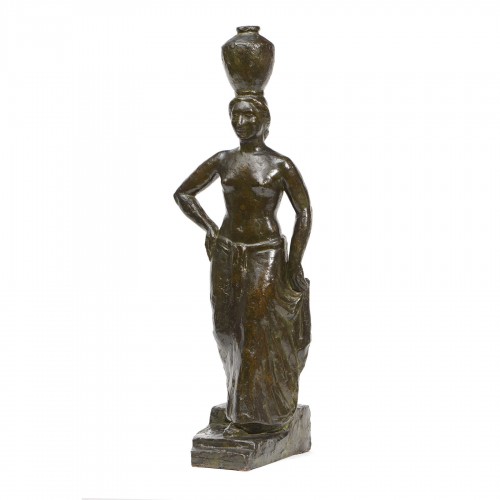 Albert BOUQUILLON (1908-1997) - Porteuse d'eau