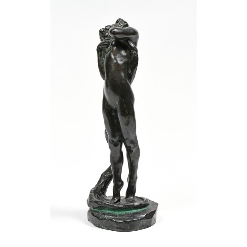 Sculpture Sculpture en Bronze - Joseph BERNARD (1866-1931) - « La Charmeuse » dit aussi "Femme au Serpent »