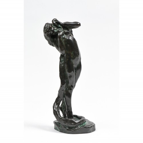Antiquités - Joseph BERNARD (1866-1931) - « La Charmeuse » dit aussi "Femme au Serpent »