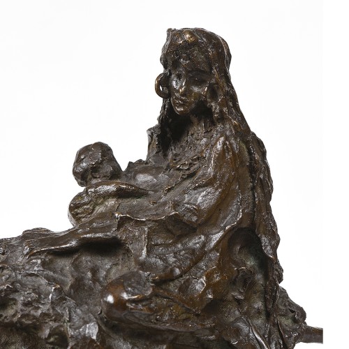 Ernesto BAZZARO (1859-1937) - Maternité au dromadaire - Galerie Paris Manaus