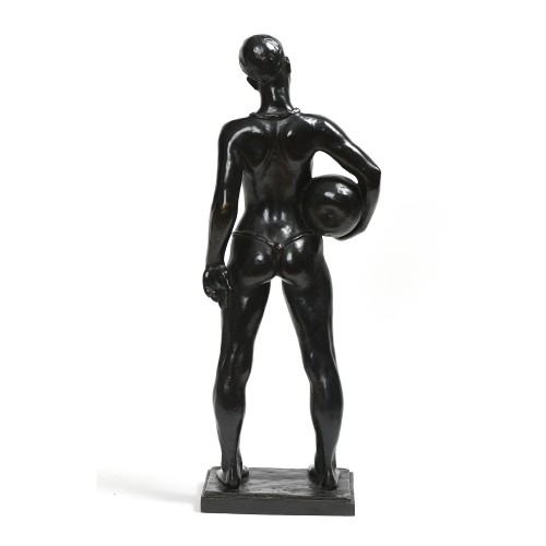 XXe siècle - Ernesto BAZZARO (1859-1937) - Femme à la cruche