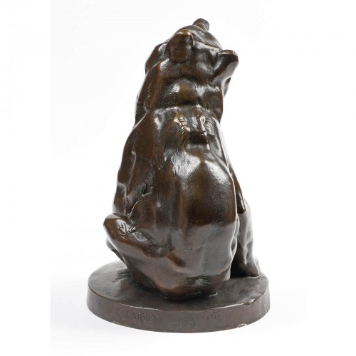 Georges GARDET (1863-1939) - Seated Bear - 