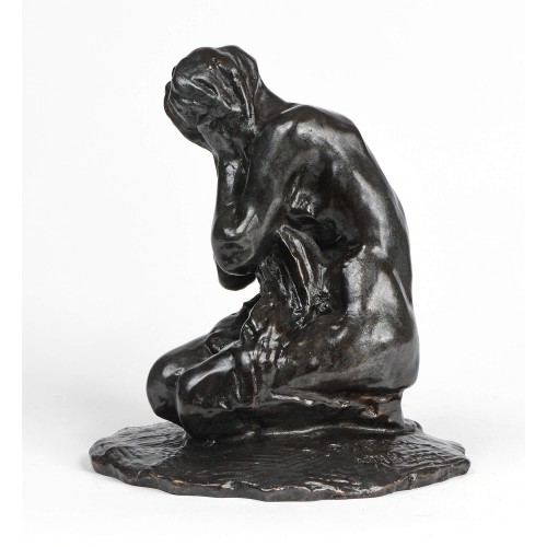Denys PUECH (1854-1942) - Héro pleurant Léandre - Sculpture Style 