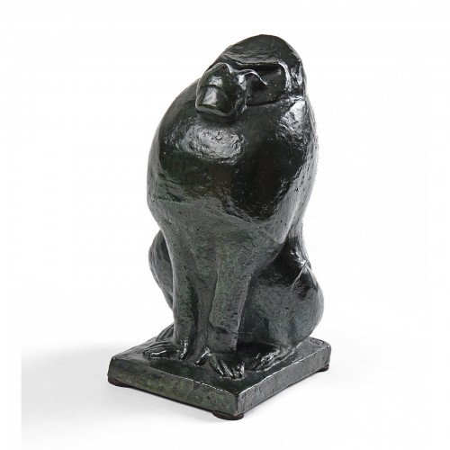Charles DELHOMMEAU (1883-1970) - Mandrill - Sculpture Style 