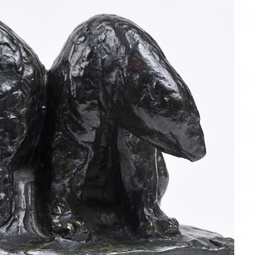 Albéric COLLIN (1886-1962) - Ours Polaires - Sculpture Style 