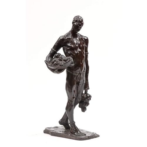 XXe siècle - Alfredo PINA (1887-1966) - Le porteur de bananes