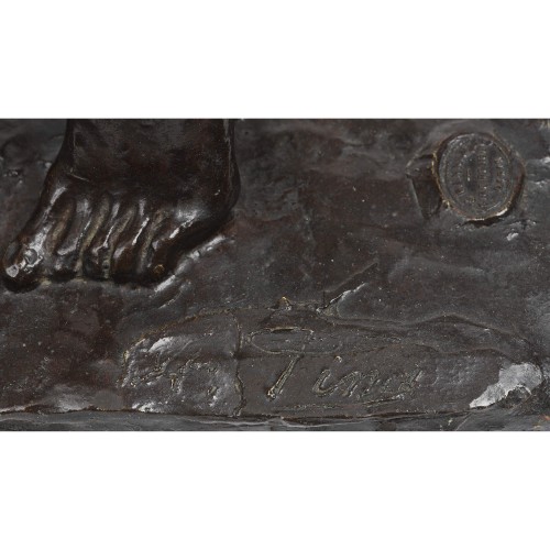 Antiquités - Alfredo PINA (1887-1966) - Le porteur de bananes