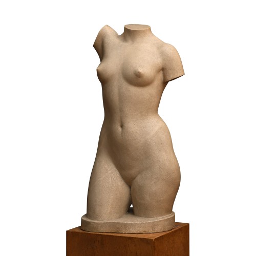 Robert MASSART (1892-1955) - Torse de femme - Sculpture Style 
