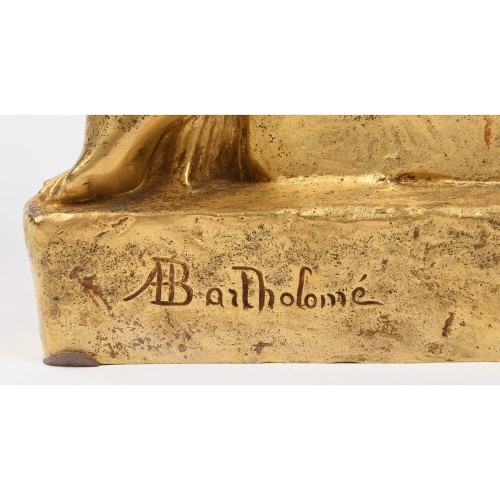  - Paul-Albert BARTHOLOMÉ (1848-1928) - "Le Chagrin"