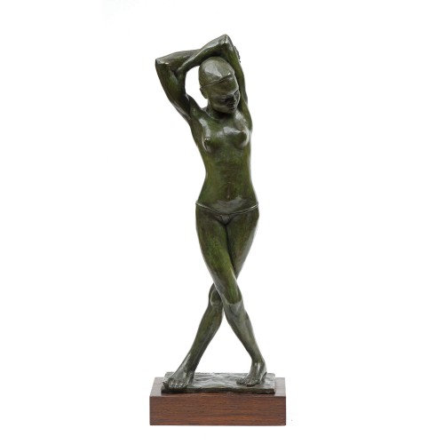 Sculpture Sculpture en Bronze - Arthur DUPAGNE (1895-1961) - Jeune Bassala
