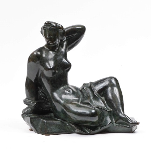 Arno BREKER (1900-1991) - Jeune femme Assise - Sculpture Style 