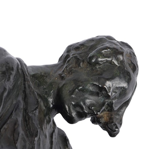 Alfredo PINA (1887-1966) - Faucheur aiguisant son fer - 