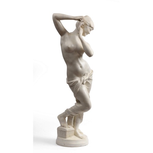 Sculpture Sculpture en Marbre - Alfred BOUCHER (1850-1934) - La Comédie