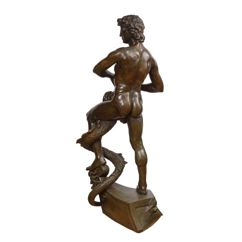 Pio WELONSKI (1849-1931) - Apollon combattant le Serpent Python - 