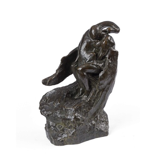 Charles MALFRAY (1887-1940) - Léda et le Cygne - Sculpture Style 