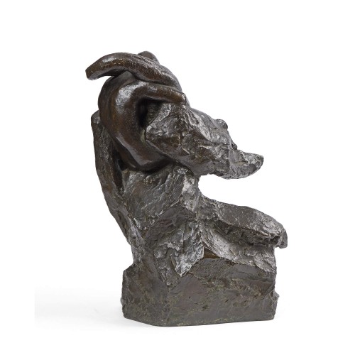 Sculpture Sculpture en Bronze - Charles MALFRAY (1887-1940) - Léda et le Cygne