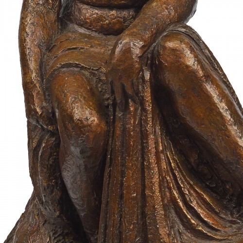 XXe siècle - René COLLAMARINI (1904-1983) - Baigneuse assise