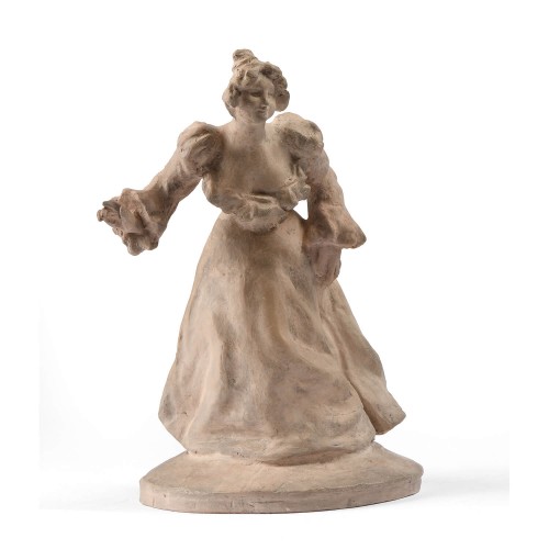 Louis-Eugène DEJEAN (1872-1953) - Élégante - Sculpture Style 