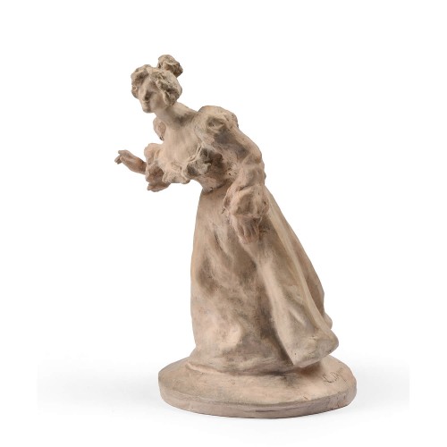 Sculpture Sculpture en Terre cuite - Louis-Eugène DEJEAN (1872-1953) - Élégante