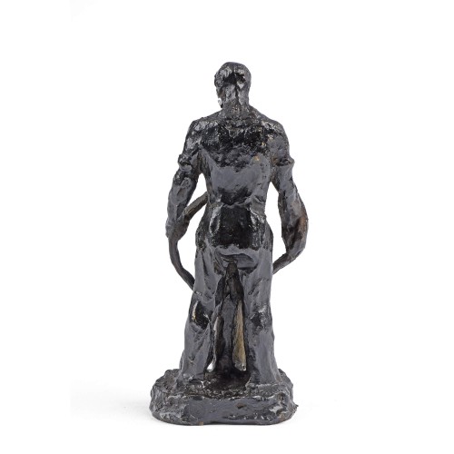 Jules DALOU (1838-1902) - Le Paveur à la demoiselle - Sculpture Style 