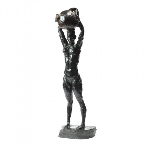 Louis-Robert BATE (1898-1948) - Femme Bakété portant une cruche