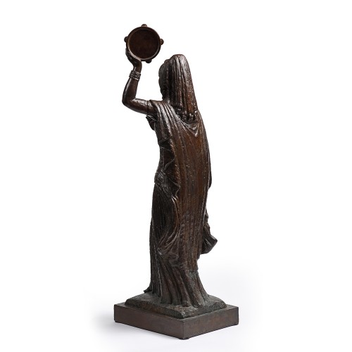 Sculpture Sculpture en Bronze - Lucien GIBERT (1904-1988) - Danseuse au Tambourin