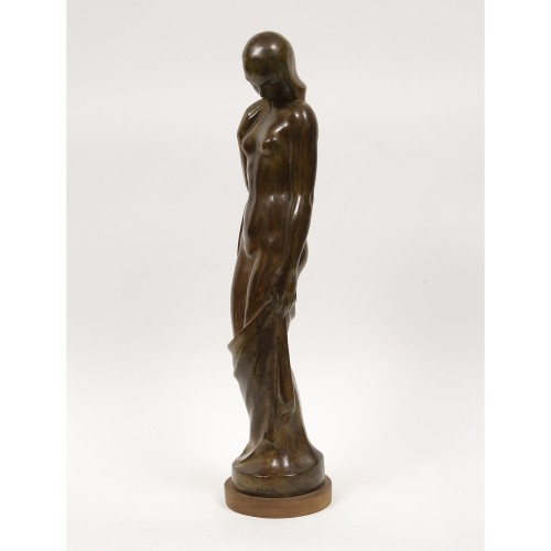 Sculpture Sculpture en Marbre - Jan ANTEUNIS (1896-1973) - Baigneuse