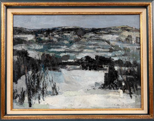 Snowy landscape Joseph Muslin (1911-2003) - Paintings & Drawings Style 