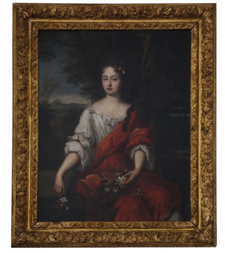 Young Lady, french school of the late 17th century