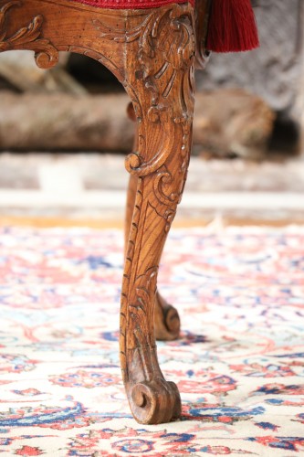 18th century - Set of four ash wood stools