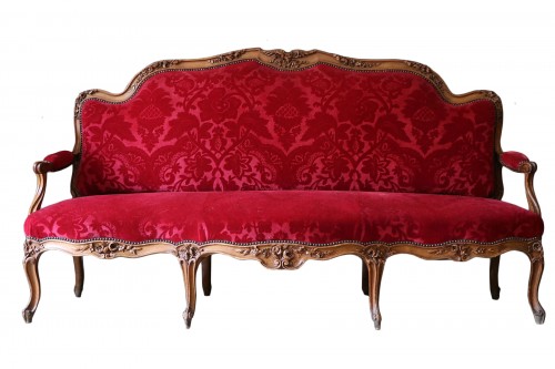 Very large sofa stamped Jean Etienne Saint-Georges