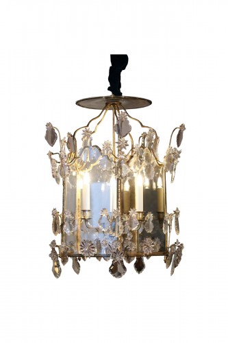 Louis XV lantern with three arms of lights