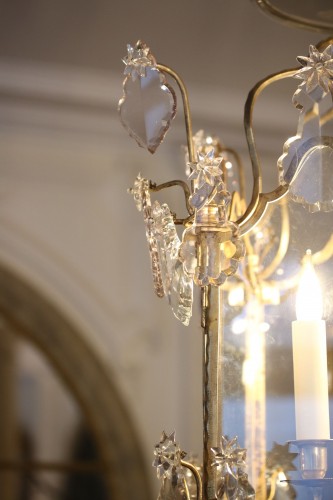 Lanterne Louis XV à trois bras de lumières - Galerie Pellat de Villedon