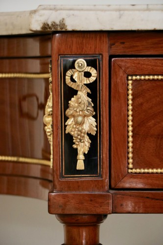 Mobilier Console - Desserte en acajou estampillée Conrad Mauter