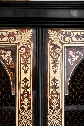 Bibliothèque en marqueterie Boulle - Galerie Pellat de Villedon