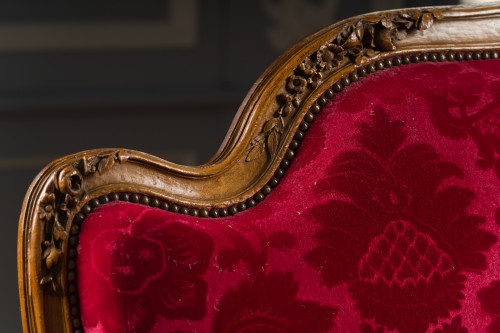 Très grand canapé estampillé Jean Etienne Saint-Georges - Louis XV
