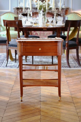 Mahogany cooler table stamped Canabas - Furniture Style Transition