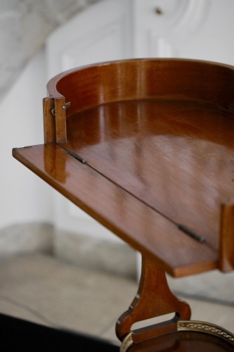 Furniture  - Louis XVI mahogany tricoteuse table