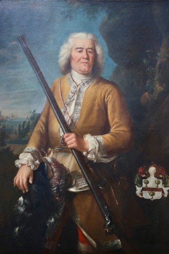 Portrait of Jacques-Philippe Boucault, surgeon-major of the King - Paintings & Drawings Style Louis XV