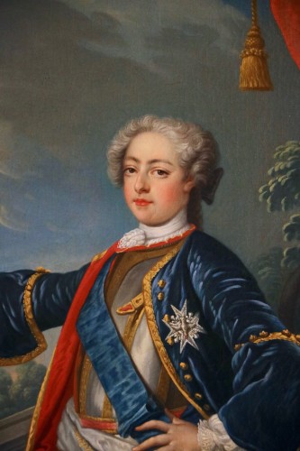 Portrait représentant le jeune Louis XV en tenue d'apparat - Galerie Pellat de Villedon