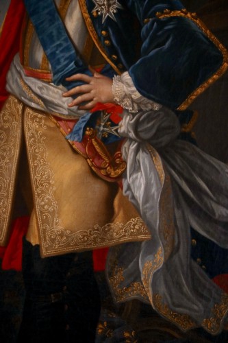 Portrait représentant le jeune Louis XV en tenue d'apparat - Louis XV