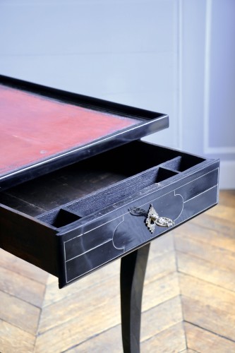 Mobilier Bureau et Secrétaire - Petit bureau en bois noirci