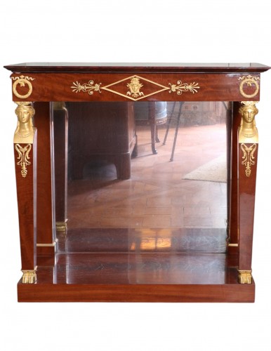 Paire de tables consoles estampillée Bernard Molitor