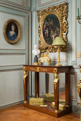Paire de tables consoles estampillée Bernard Molitor - Empire
