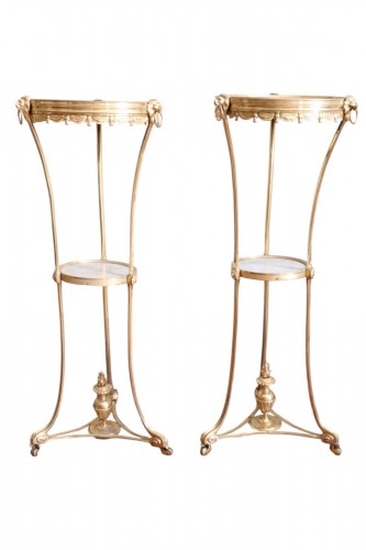 Paire de guéridons tripodes, Louis XVI